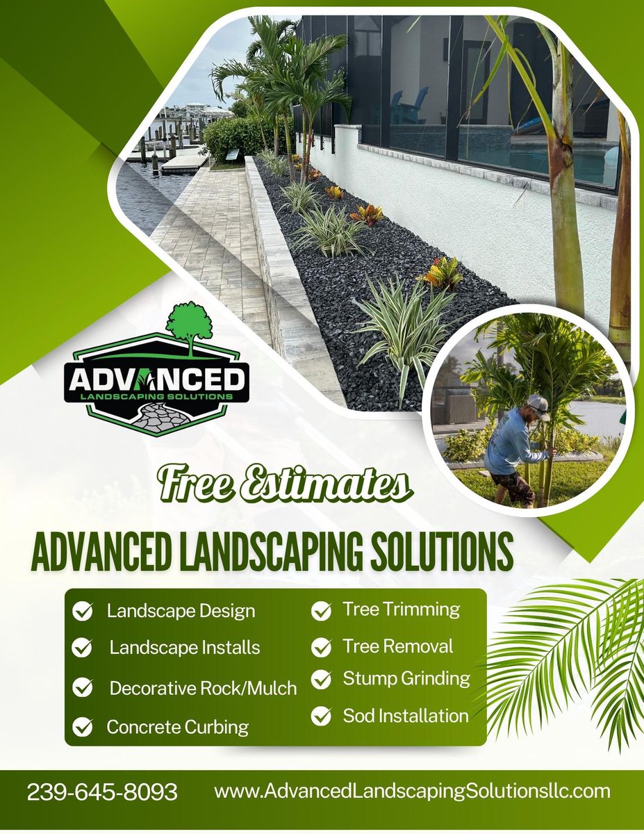 Tree Removal for Advanced Landscaping Solutions LLC in Fort Myers, FL
