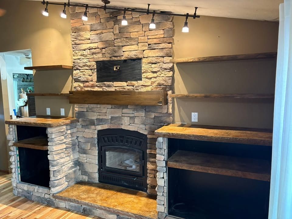 Fireplace Installation for Oasis Contracting in New Richmond, OH