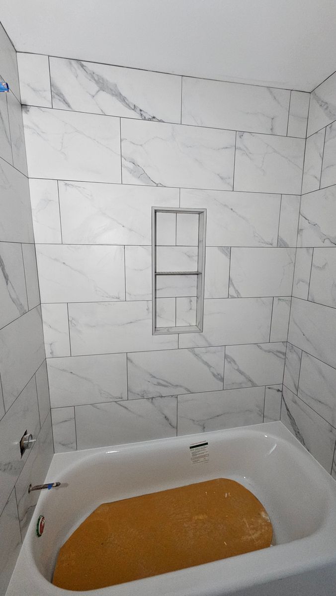 Custom Shower Tiling for Fulford Carpet and Tile in Holden Beach, NC