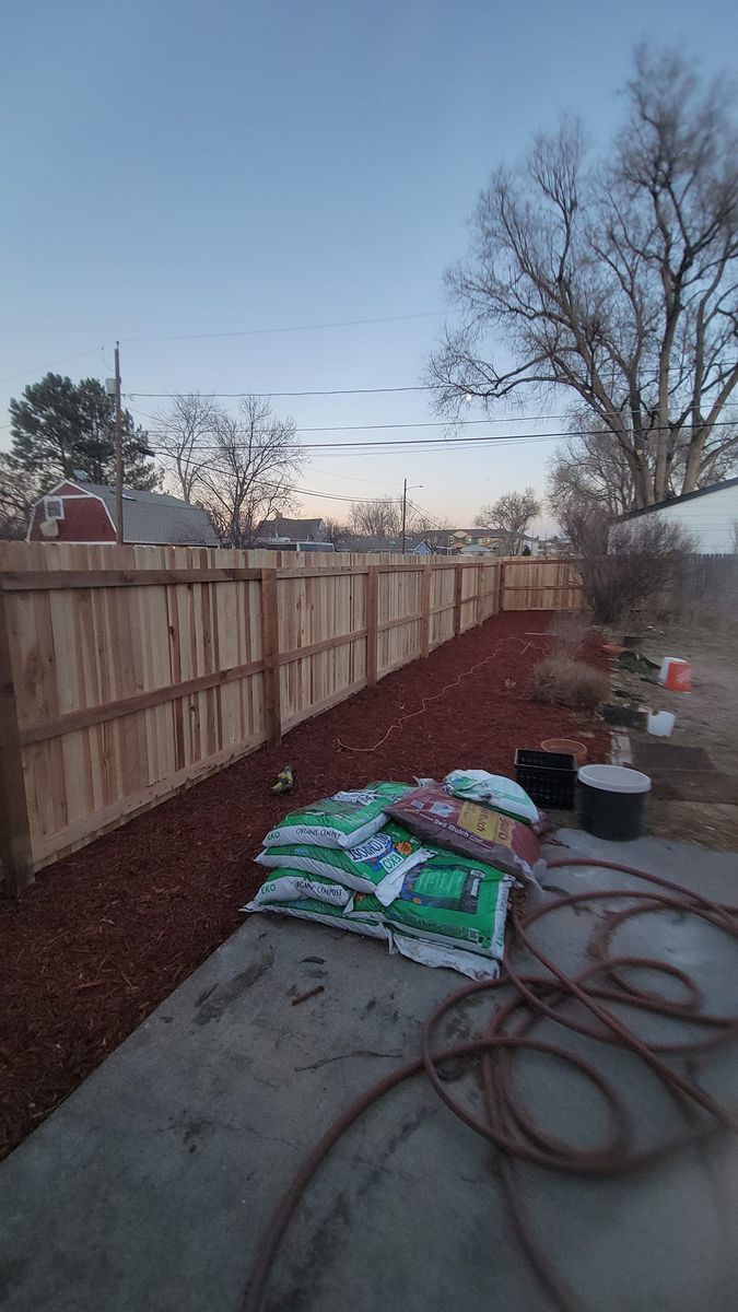 Mulch Installation for NGL Landscape Company in Denver, CO