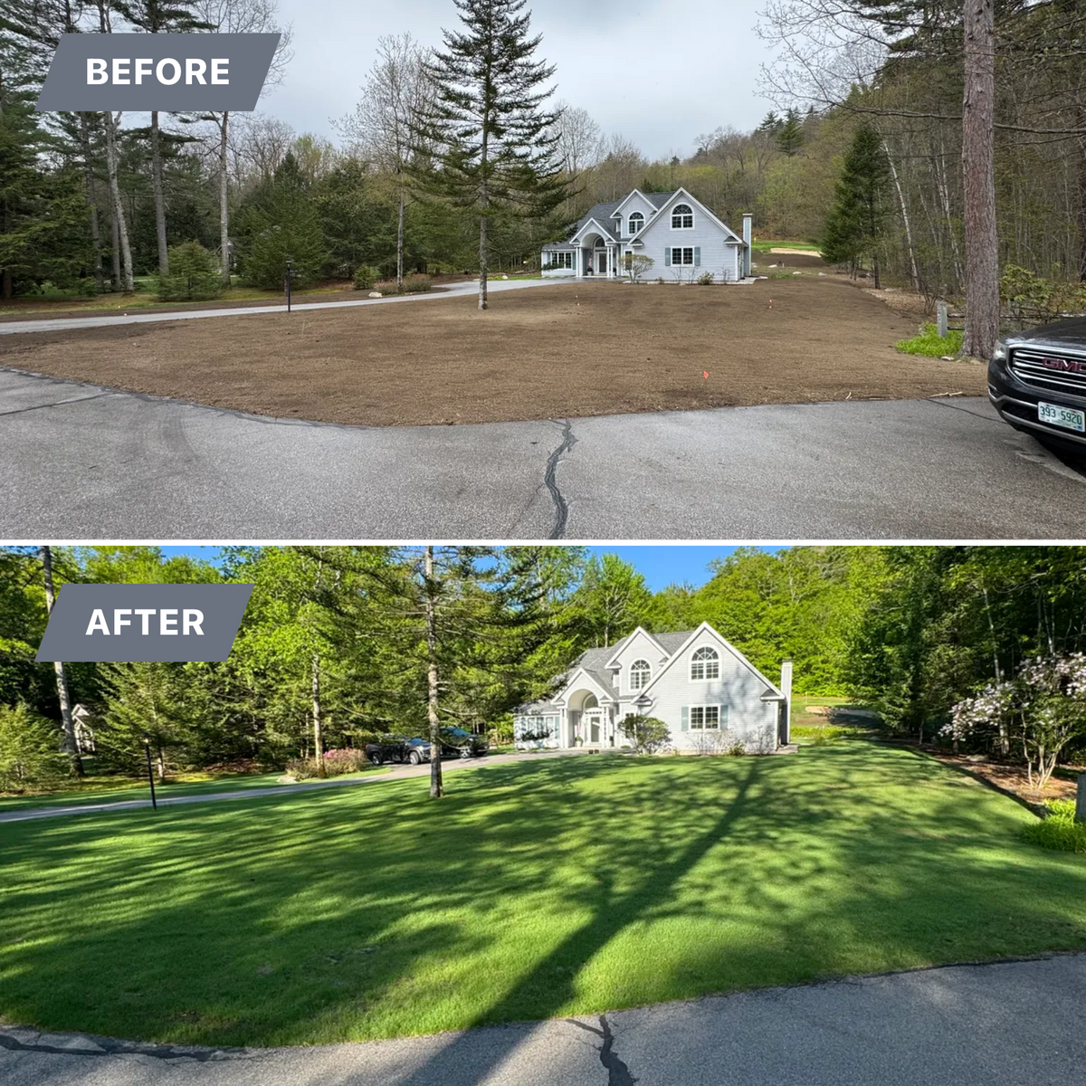 Lawn Installs for AFH Earthworks in Madison, NH