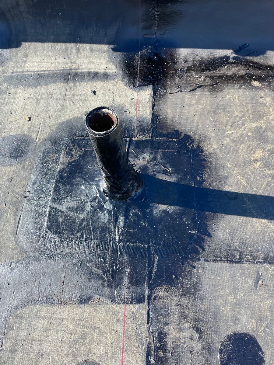 Modified bitumen flat roofing services for Precious Roofing in Madeira, OH