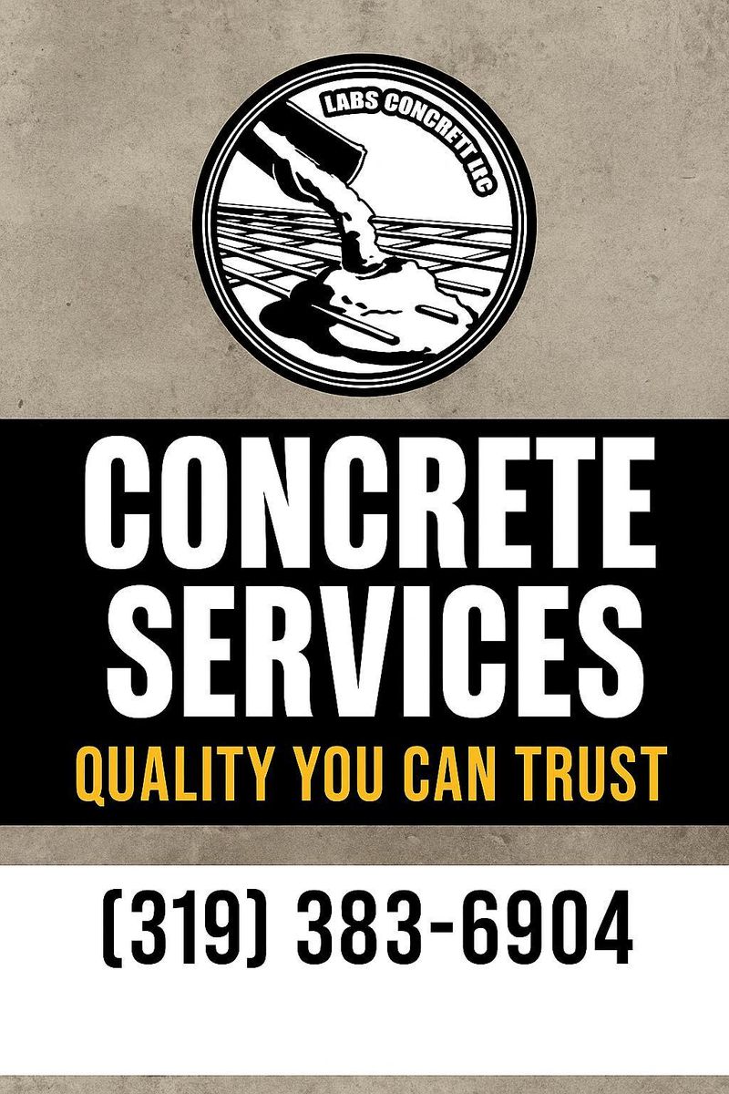 Driveways for LABS Concrete in West Liberty, IA