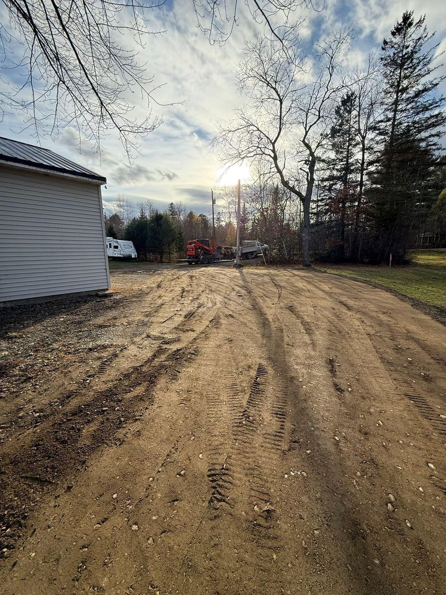 Leveling for Gray Earthworks in Levant, ME
