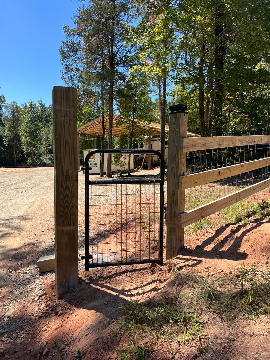 Fence & Gate Installation for NC Property Works, LLC in Johnston County, NC