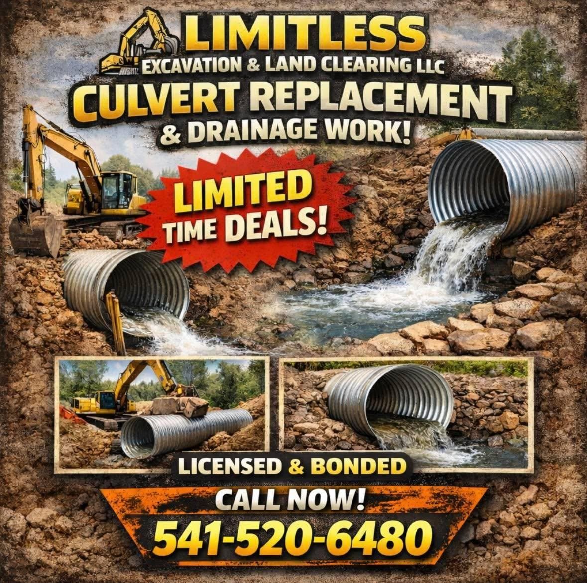 Land Clearing & Demolition for Limitless Excavation & Land Clearing in Eugene, OR