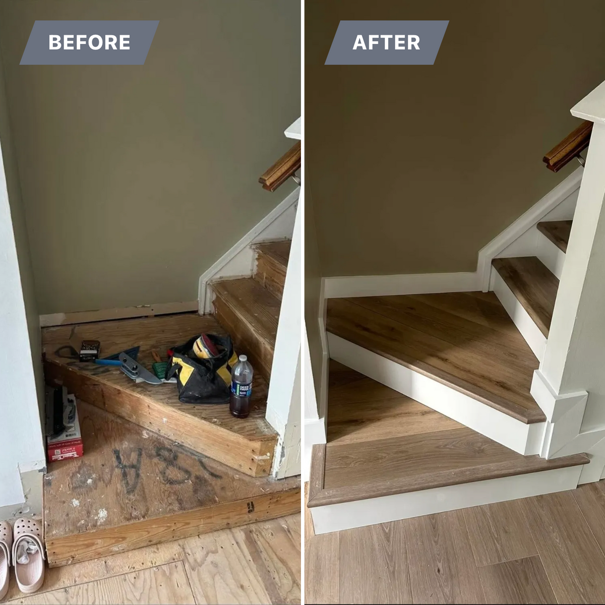 Flooring and custom trim for Chesapeake Solutions in Pasadena, MD