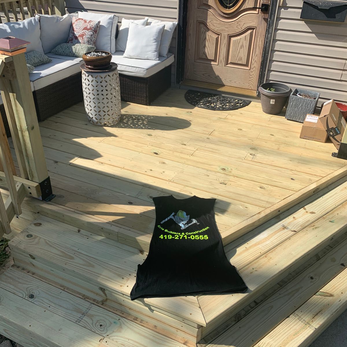 Deck & Patio Installation for Erie Builders & Construction in Sandusky, OH