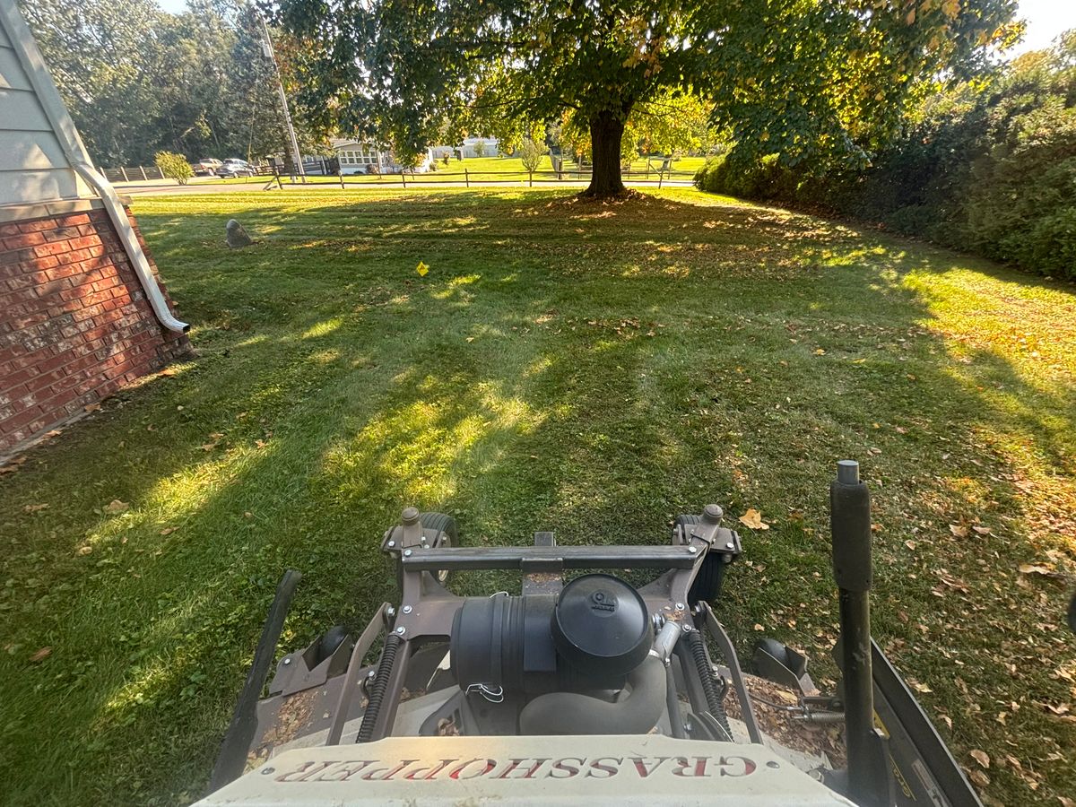 Mowing for AB Lawn Care in Plymouth, IN