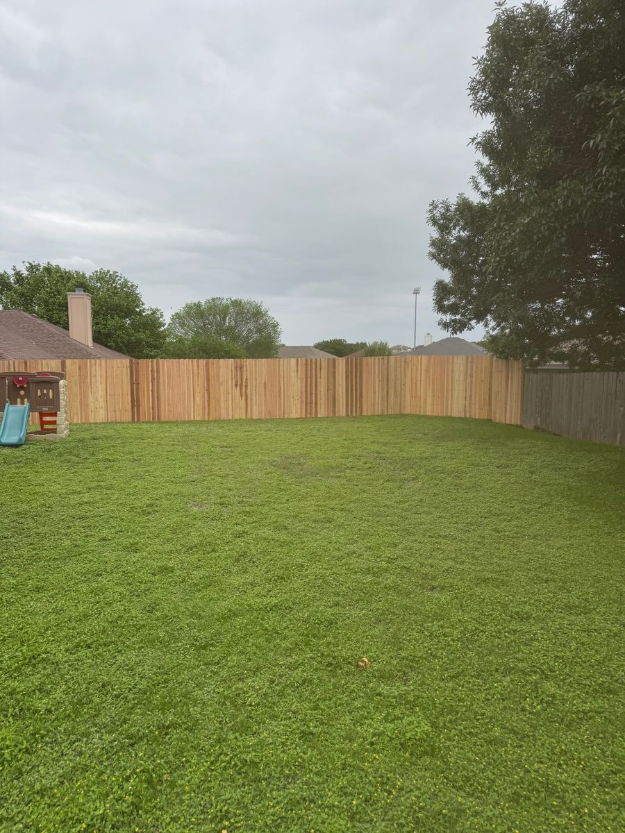 Fence Installation for FBR Welder & Construction in Gatesville, TX