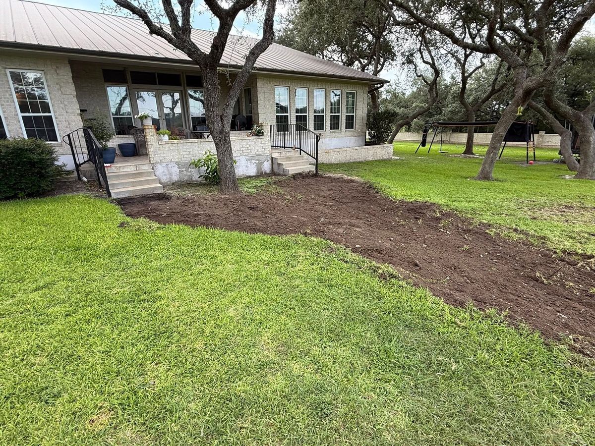 Artificial Turf Installation for Strause Land Improvement & Construction in George West, TX