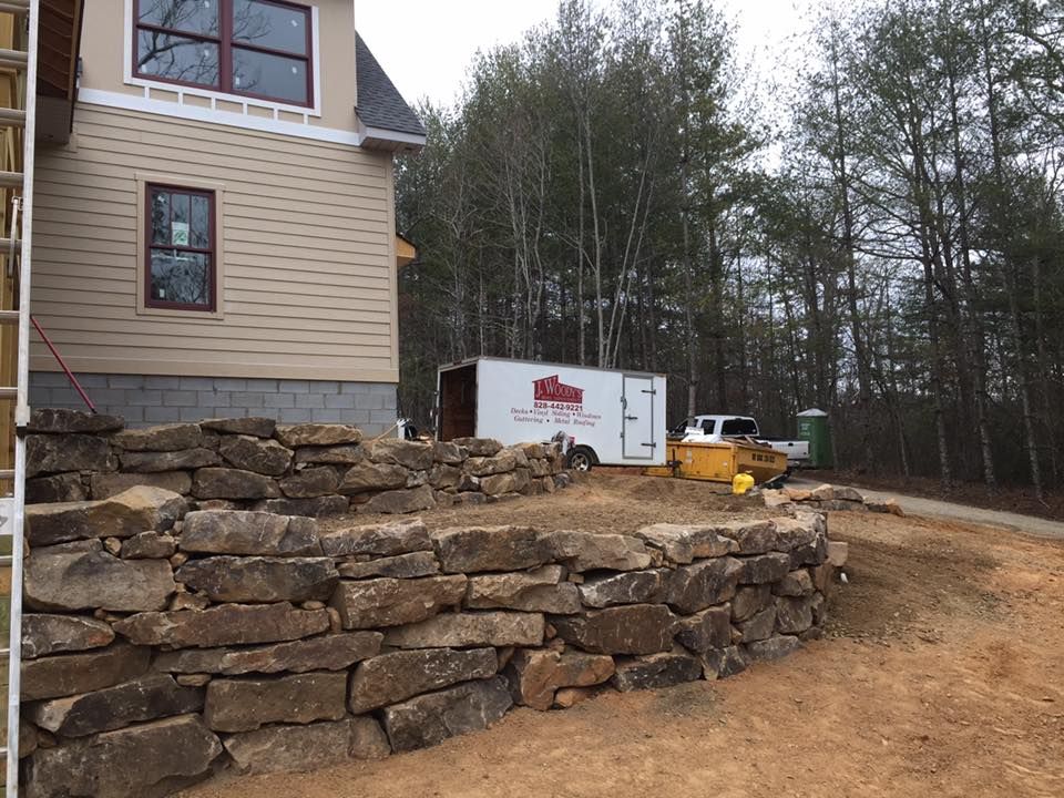 Retaining Walls  for Elias Grading and Hauling in Black Mountain, NC