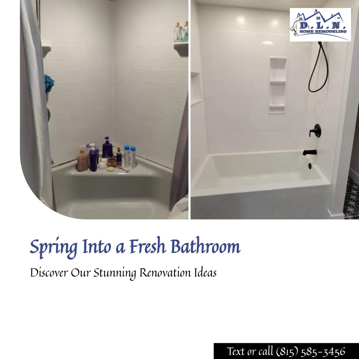 Kitchen and Bathroom Renovations for DLN Home Remodeling in Peru, IL