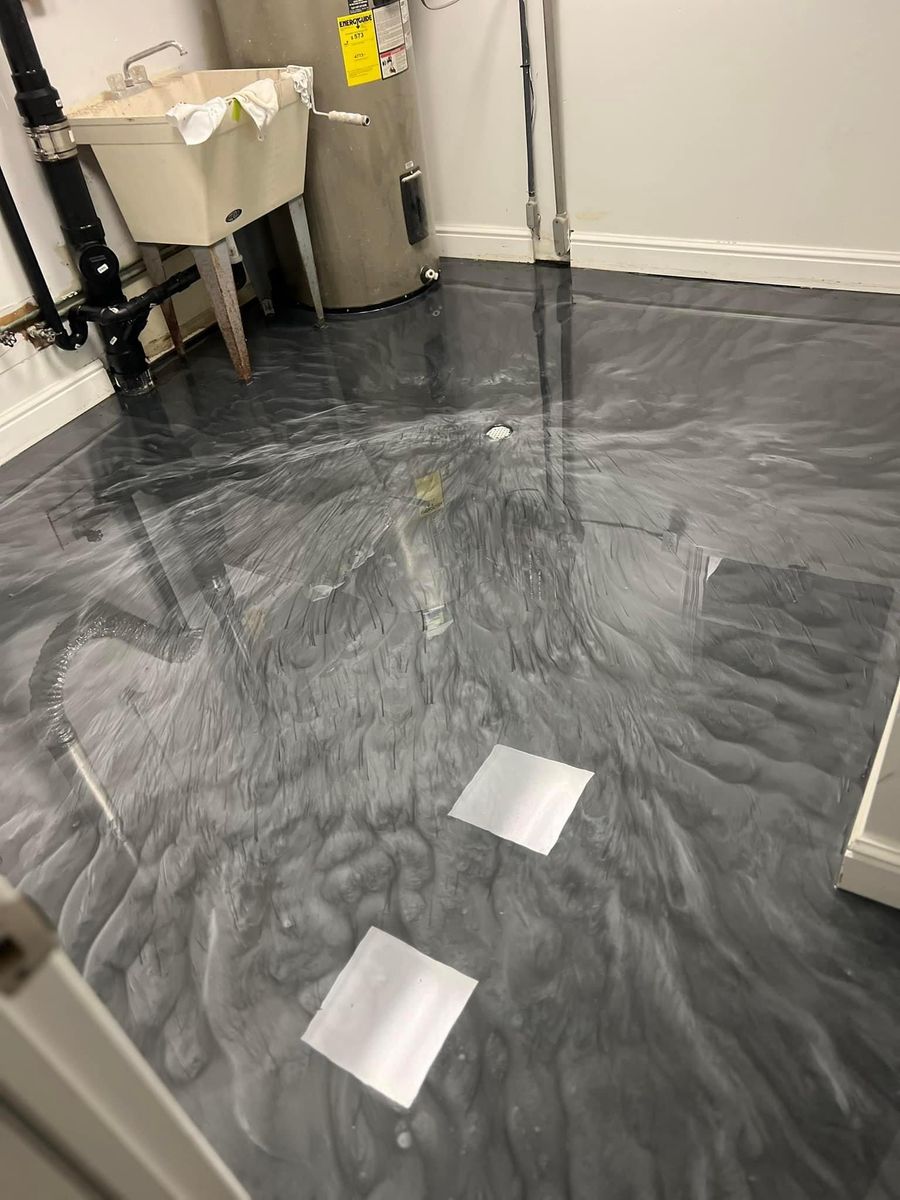 Epoxy Floor Coatings for Texas Curb N Borders in Houston, TX