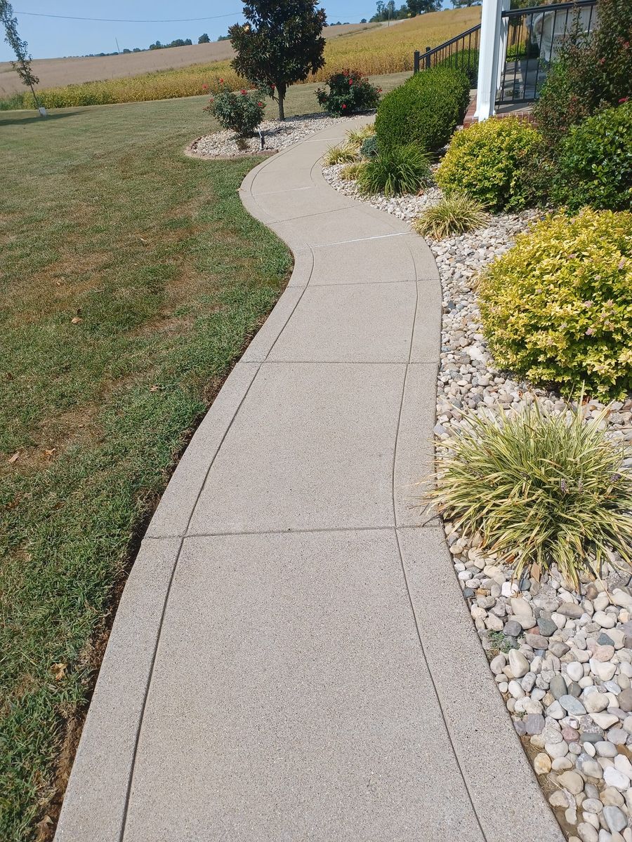 Driveway and Sidewalk Cleaning for D&T Pressure Washing in Morganfield, KY