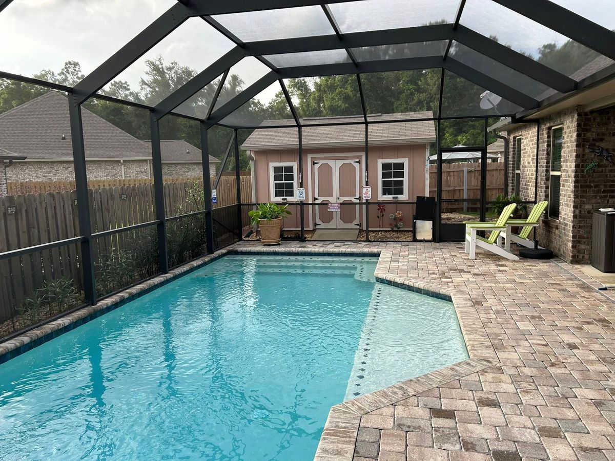 Screen Room Repairs for Precision Exterior Enterprises in Pensacola, FL