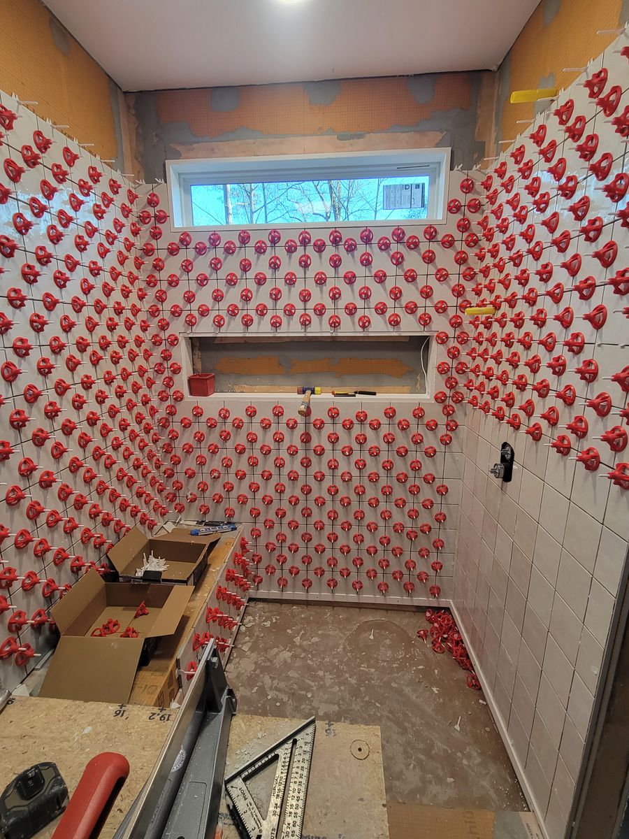 Tile Installation for GVL Renovations in Greenville, SC