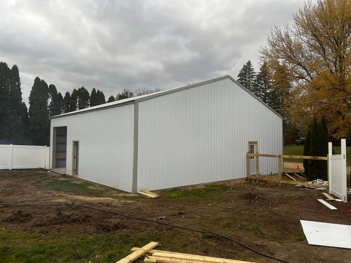 Garage Construction for All Pro Buildings LLC in Hammond, Indiana