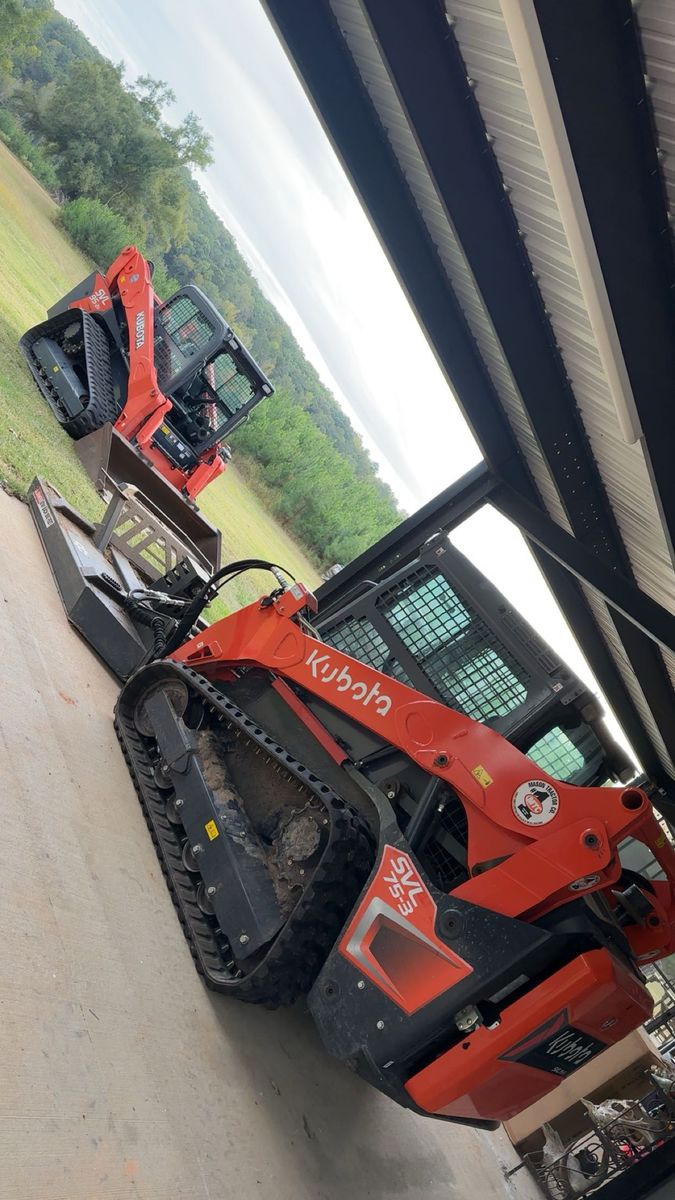 Skid steer work for Jameson’s Landscaping & Pressure Washing in Eatonton, GA