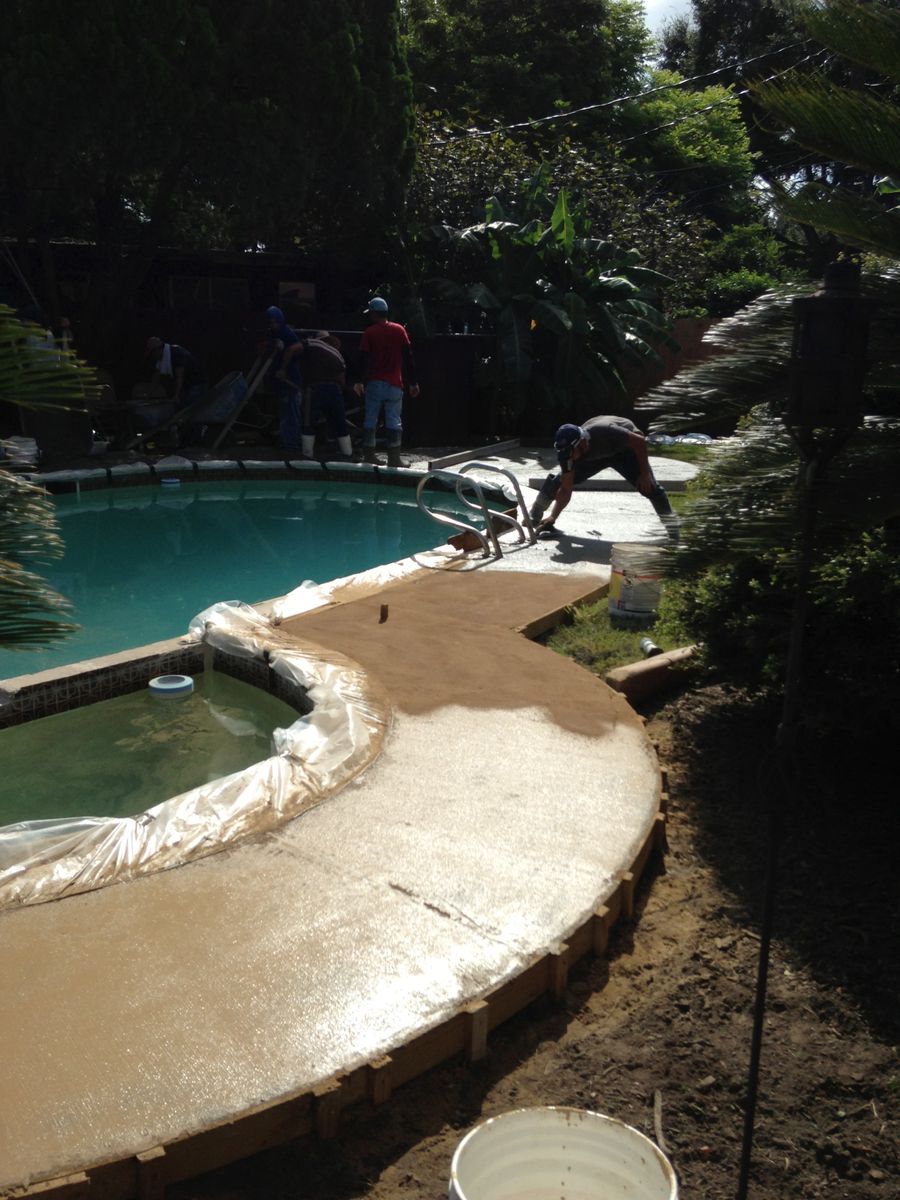Pool Remodels for Texas Curb N Borders in Houston, TX