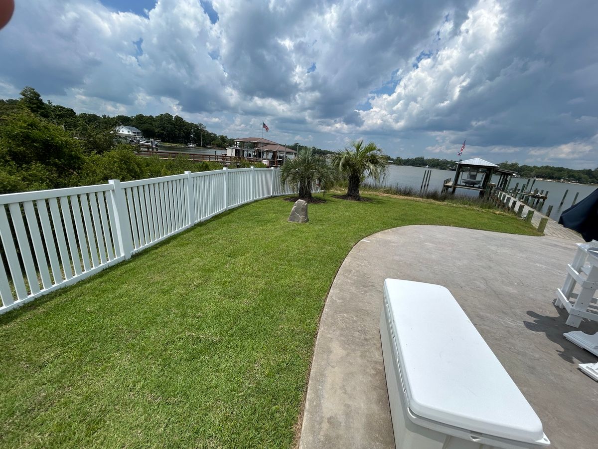 Sod Installation for Top Notch Landscape in Sneads Ferry, NC
