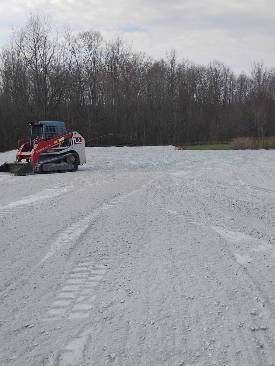 Grading and Leveling for Loshbough Excavating in Crossville, TN