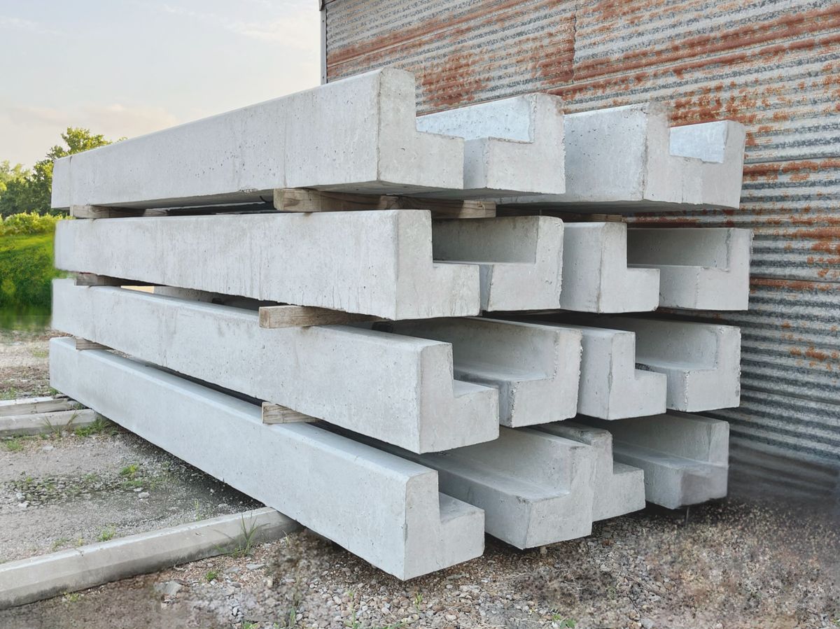 Cattle Guard Beams for MannaS Precast Concrete LLC in Bay City, TX