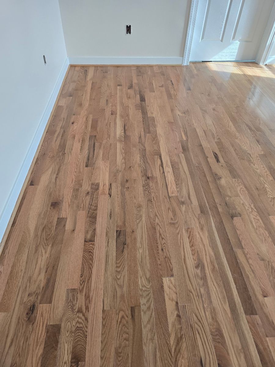 Refinishing hardwood flooring for Jason Tench Flooring LLC in Richmond, VA