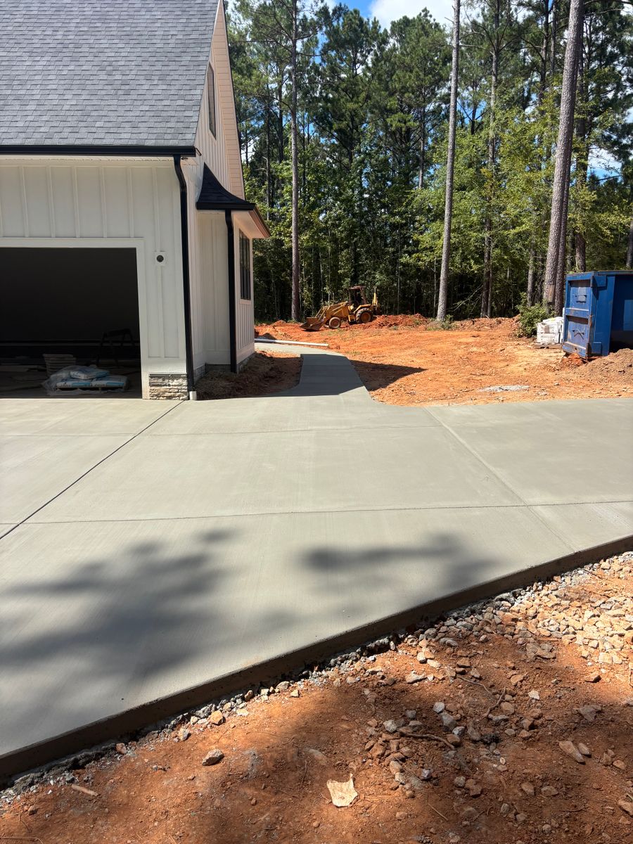 Excavation for Baer & Sons Concrete in Greenwood County, SC