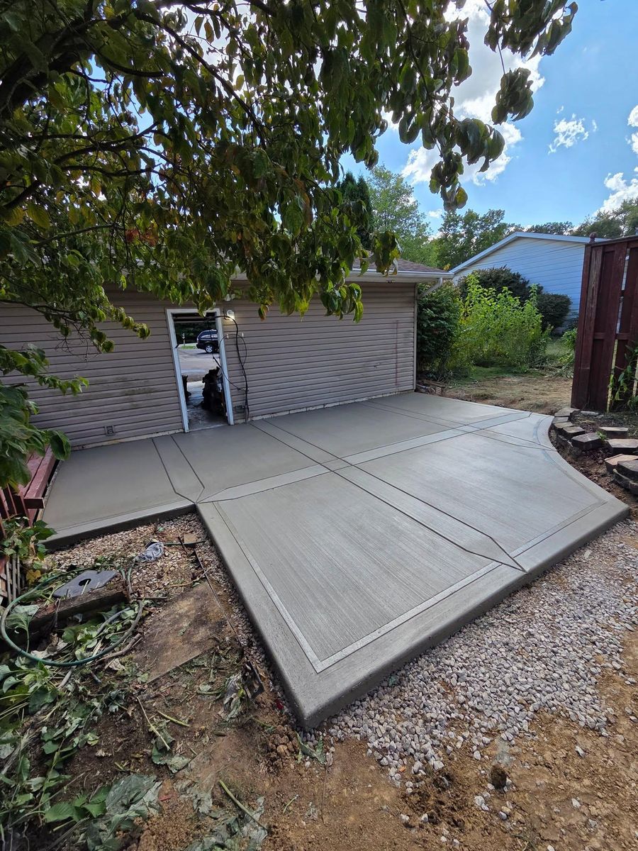 Patio Design & Installation for New Edge Concrete in Mount Vernon, OH