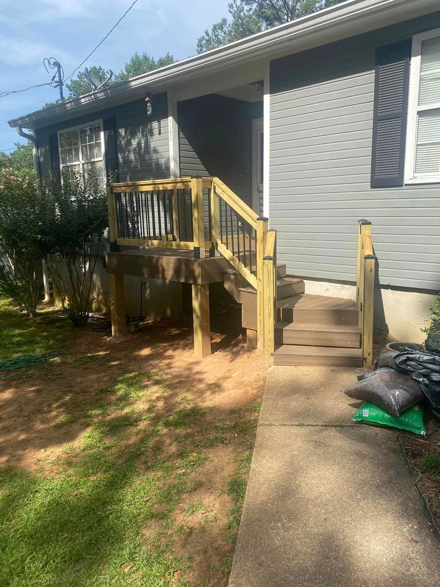 Deck and Patio Construction for For My Kids Construction and Cleaning LLC in Carrolton, GA