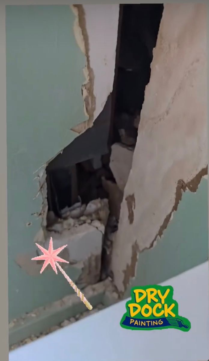 Water Damage Repair for Dry Dock Painting in New York, NY