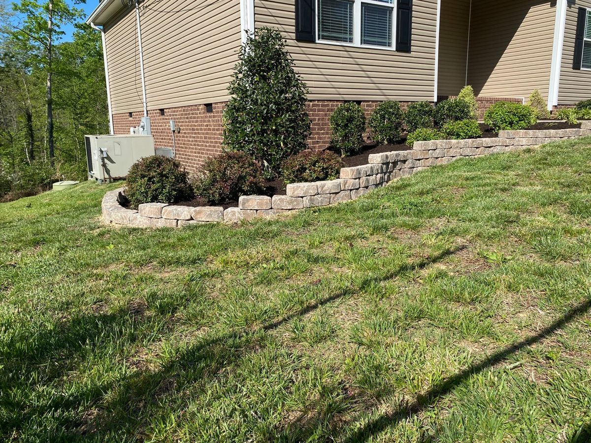 Natural Stone Hardscape for Pro Lawn and Landscape in White Bluff, TN