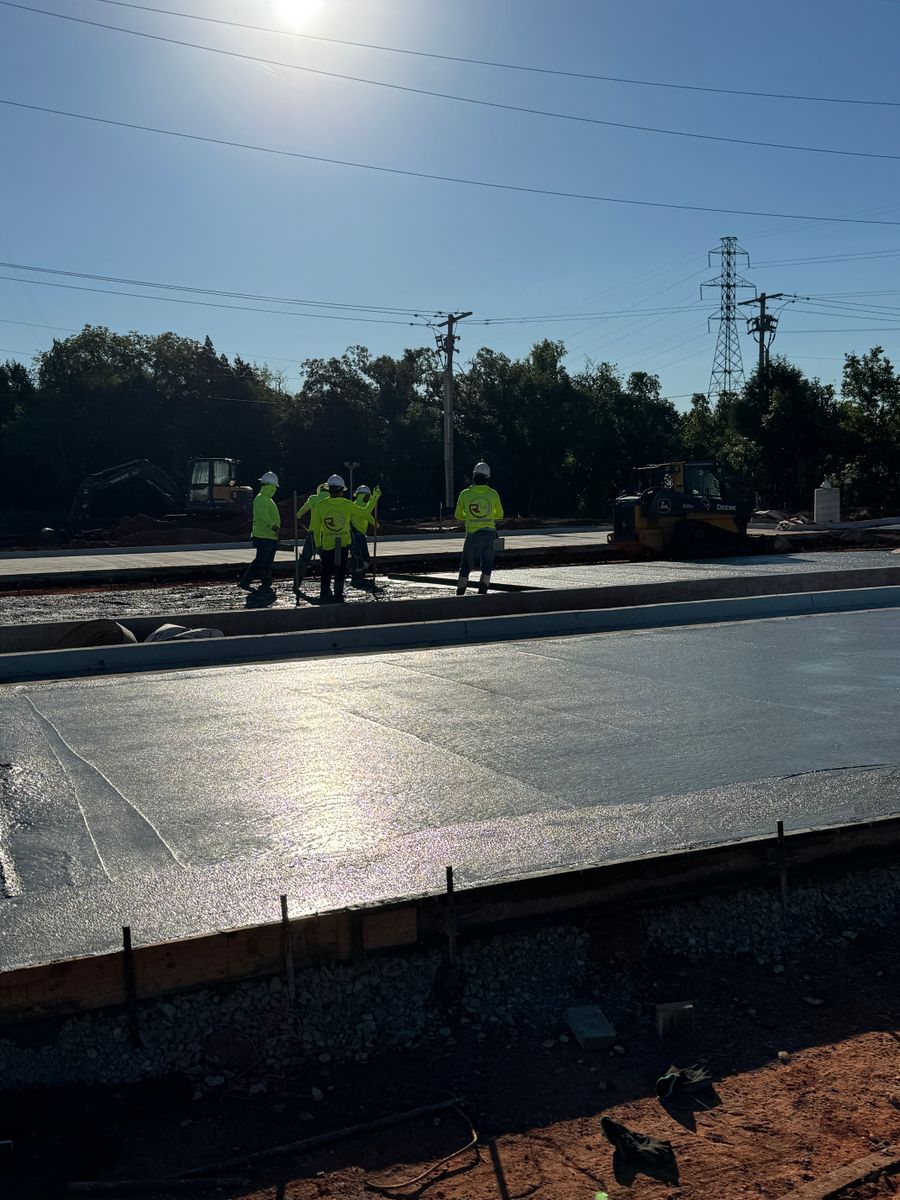 Structural and Civil Concrete Services for RM Concrete Construction,LLC. in Norman, , OK