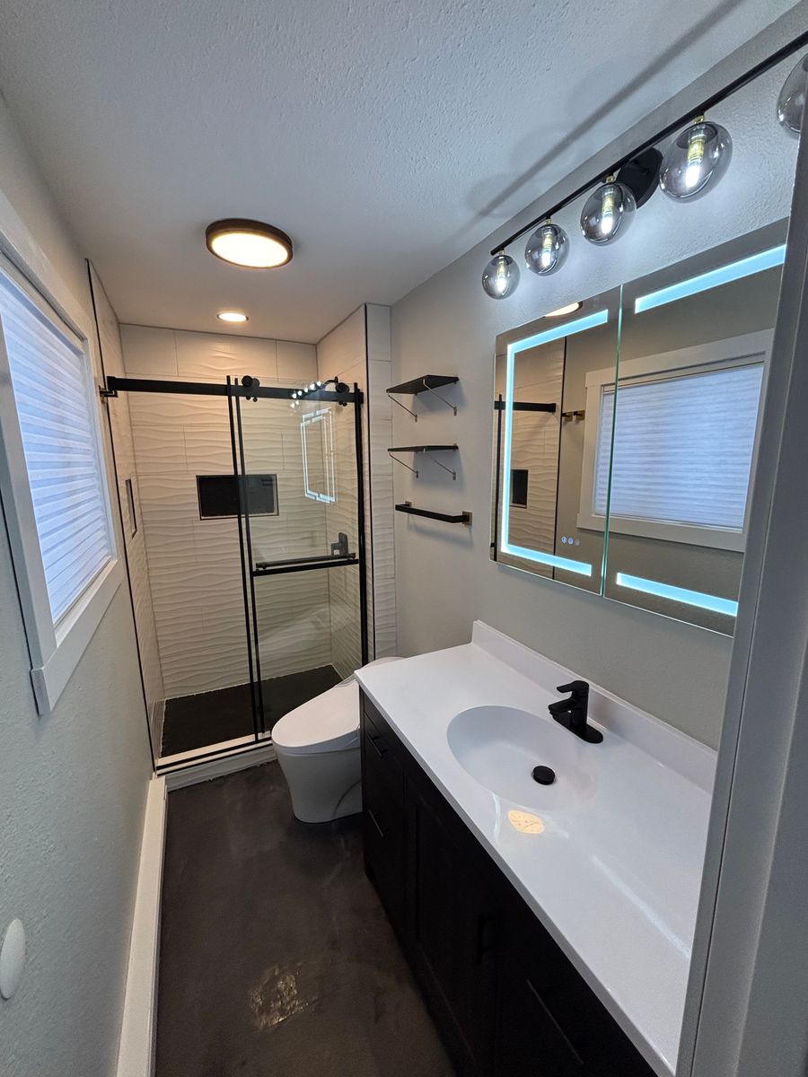 Bathroom Renovation for Gramm Construction in Glendive,  MT