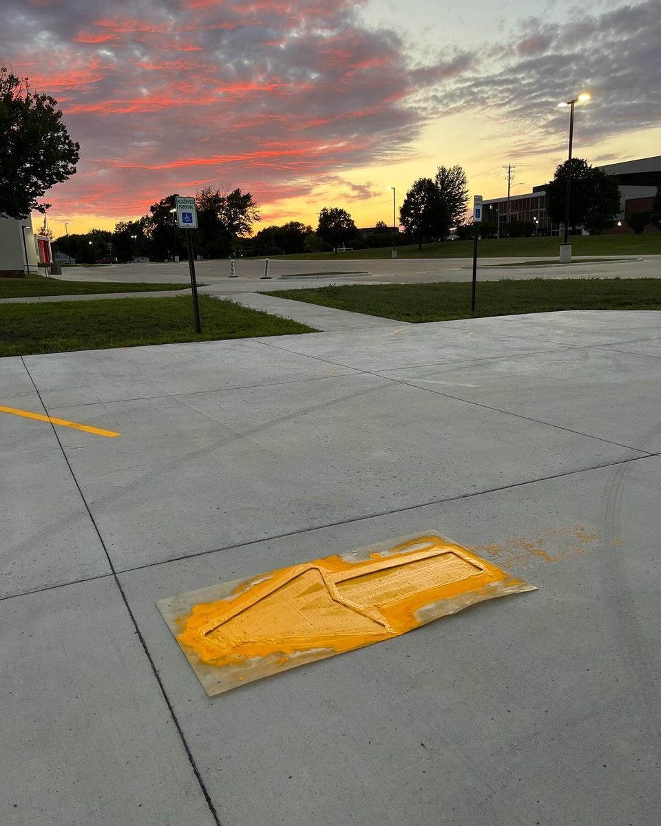 Line Striping for Midwest Line Striping LLC in Spirit Lake, IA