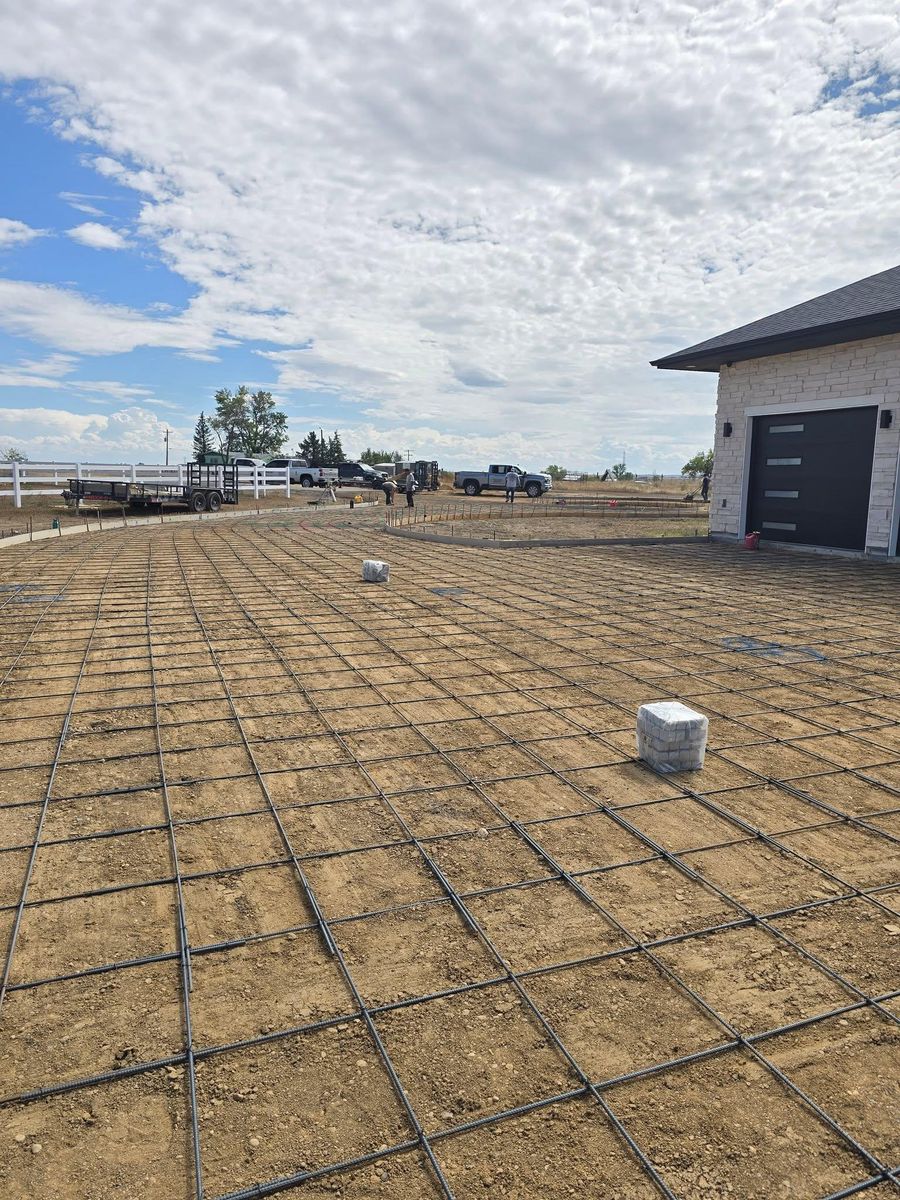 Concrete Slab Construction for Bazaldua Productions LLC. in Fort Collins, Colorado