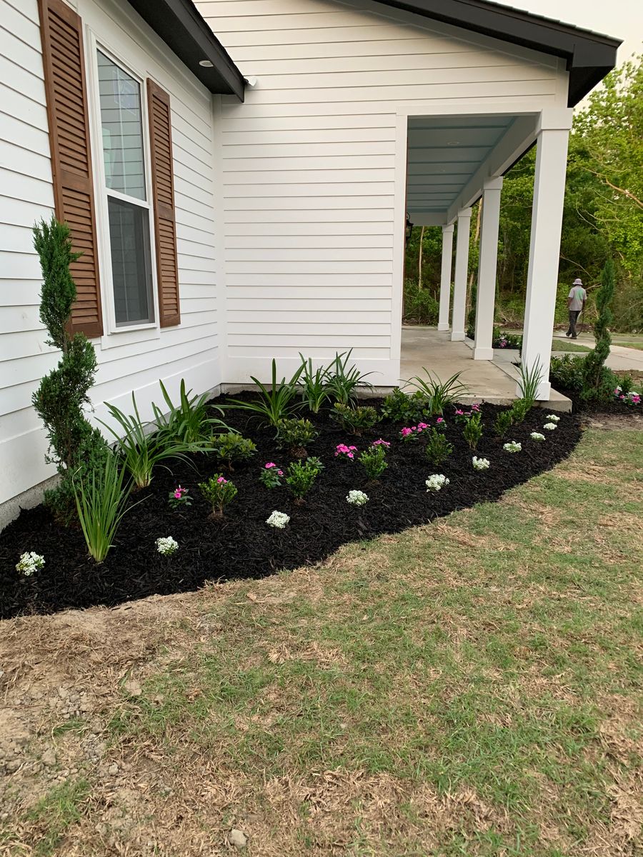 Flower Bed Installation for Jay C’s Touch Landscaping & Pressure Washing Services LLC in Marrero, LA