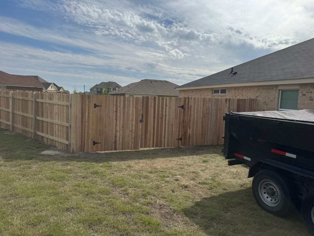 Fence Installation for FBR Welder & Construction in Gatesville, TX