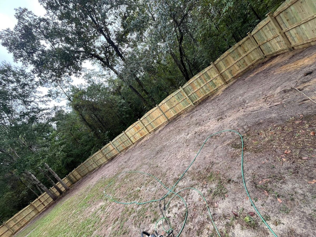 Fence Installation for JB Nealy Fence in Elgin, SC