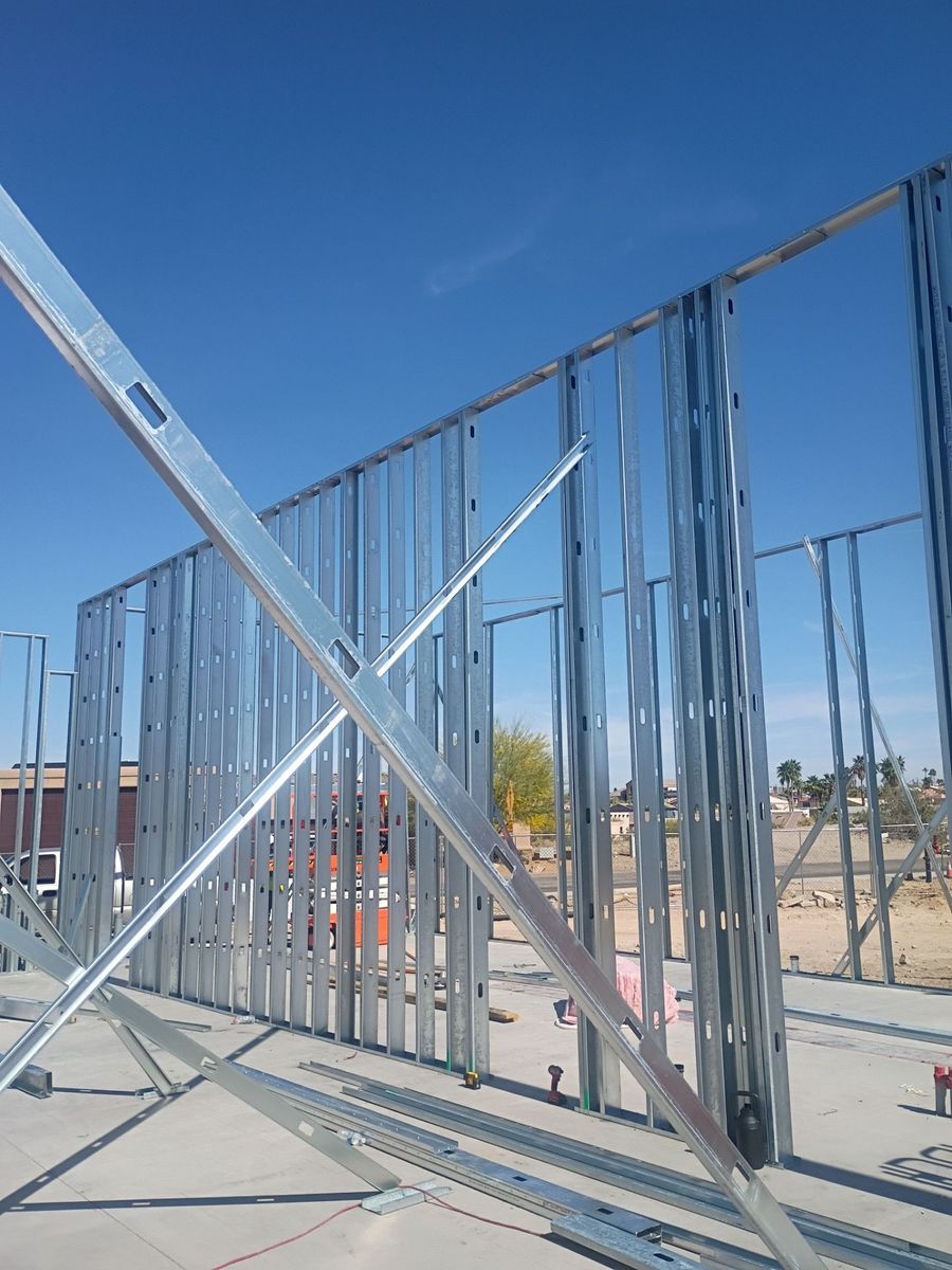 Framing for Ant Farm Construction in Kingman, AZ