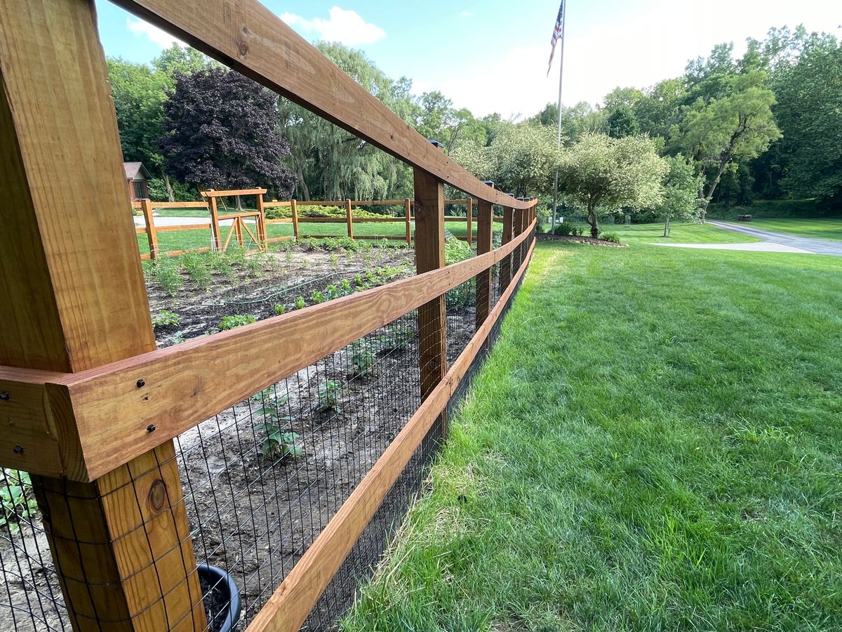 Fence Installation for TMF Services in Lapeer County, MI
