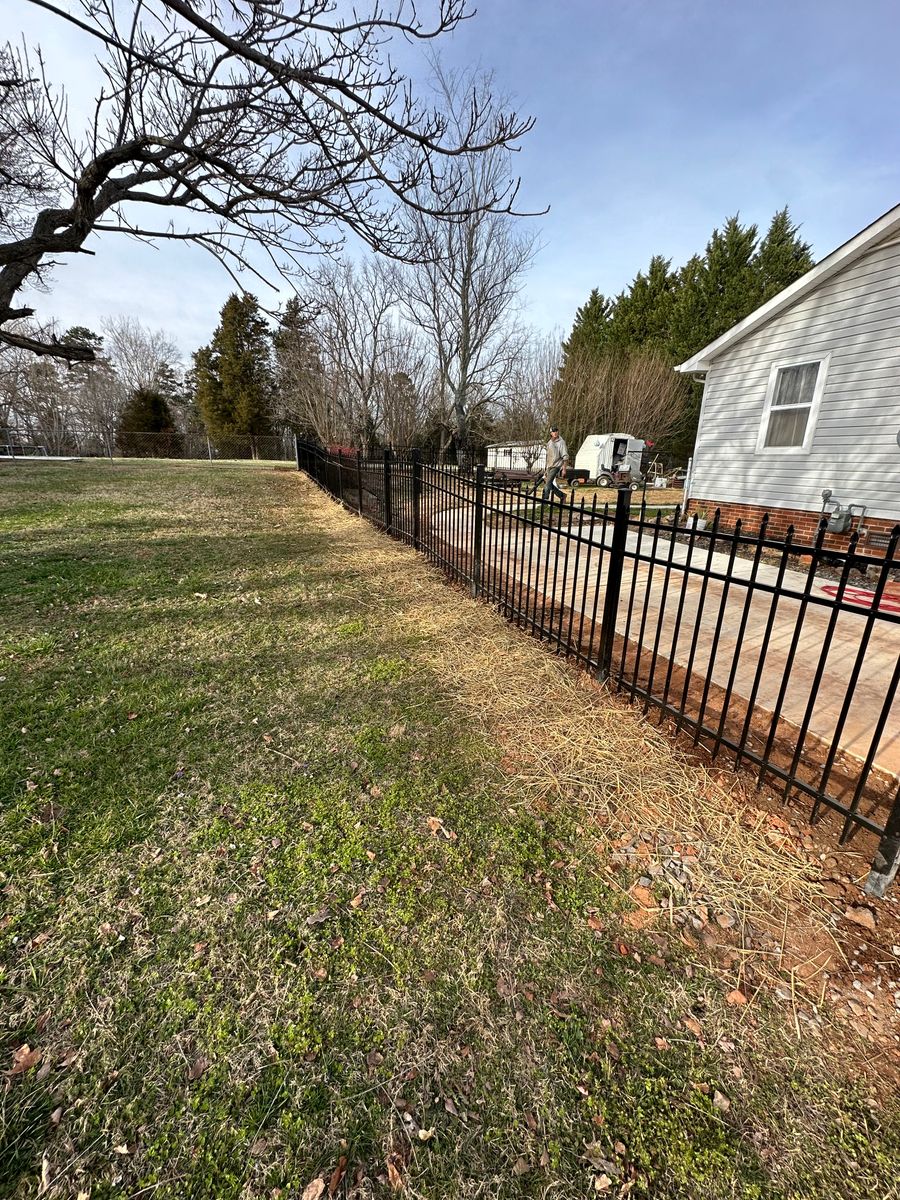 Fence Installation for Kyle's Lawn Care in Kernersville, NC