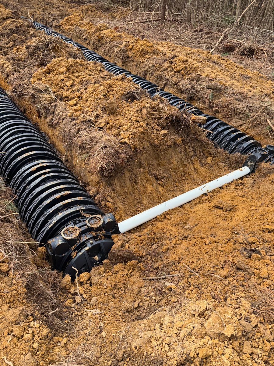 Septic System Installation for Triple H Construction in Cave Spring, GA