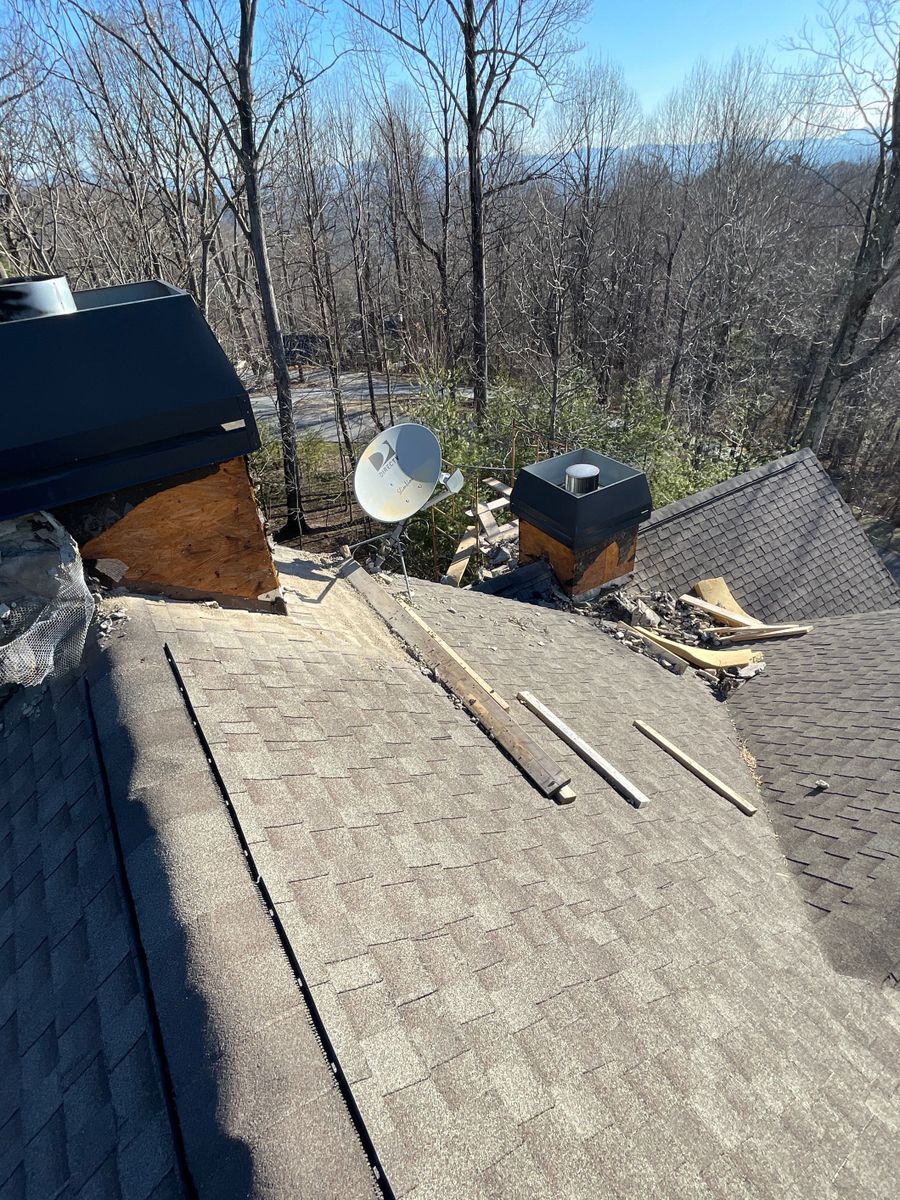 Chimney Replacement for RJ Roofing of WNC in Brevard, NC