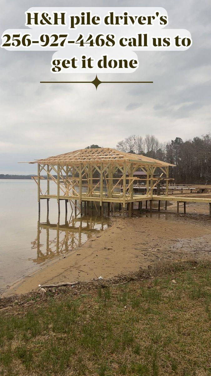 Pile Driver Services for H&H Pile Drivers and Construction in Centre, AL