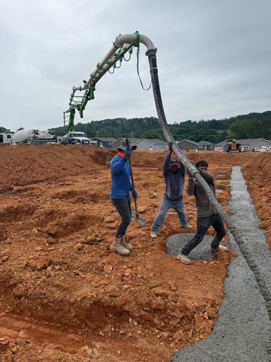 Boom Pumping for Williams Concrete Pumping in Knoxville, Tennessee