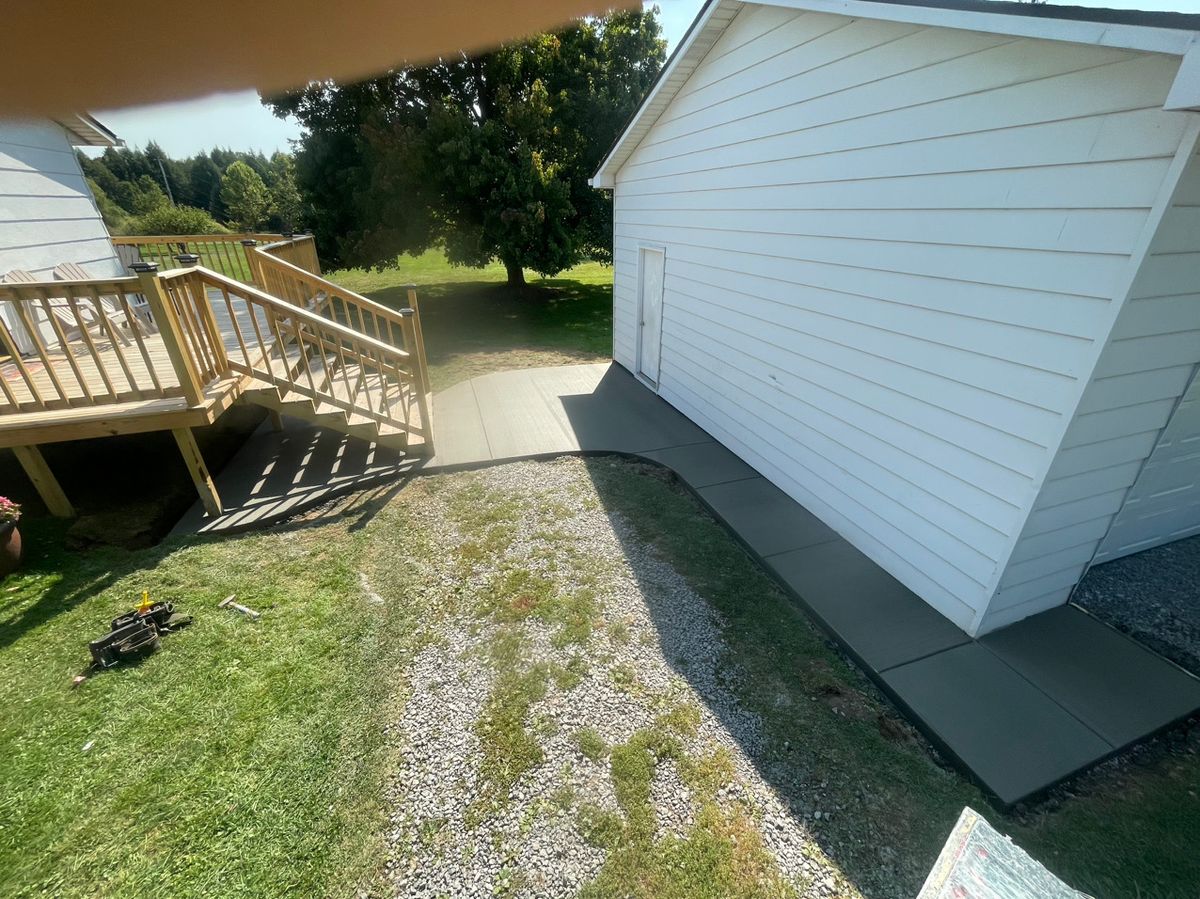 Concrete Repair for STS Custom Concrete in Butler County, PA