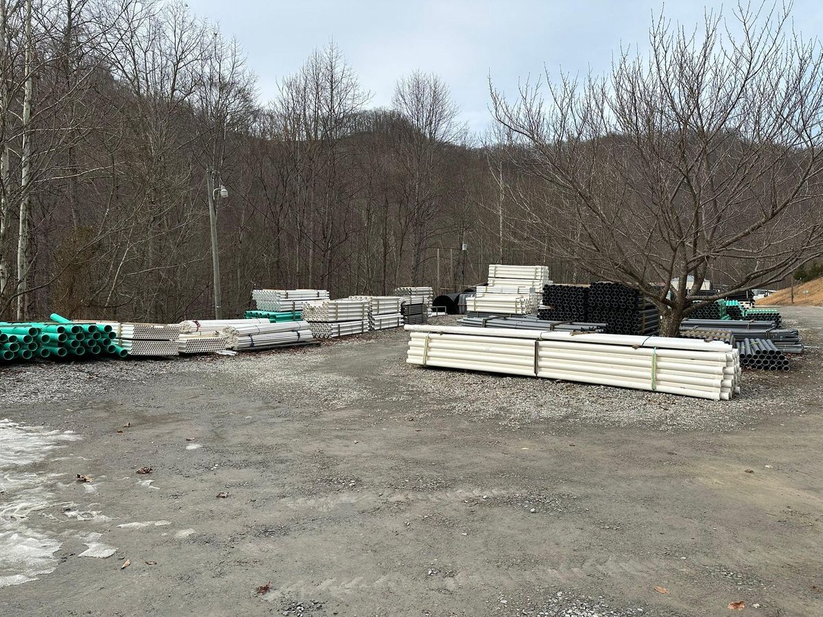 Sale of hdpe waterline for SNL AERATION in Pecks Mill,,  WV