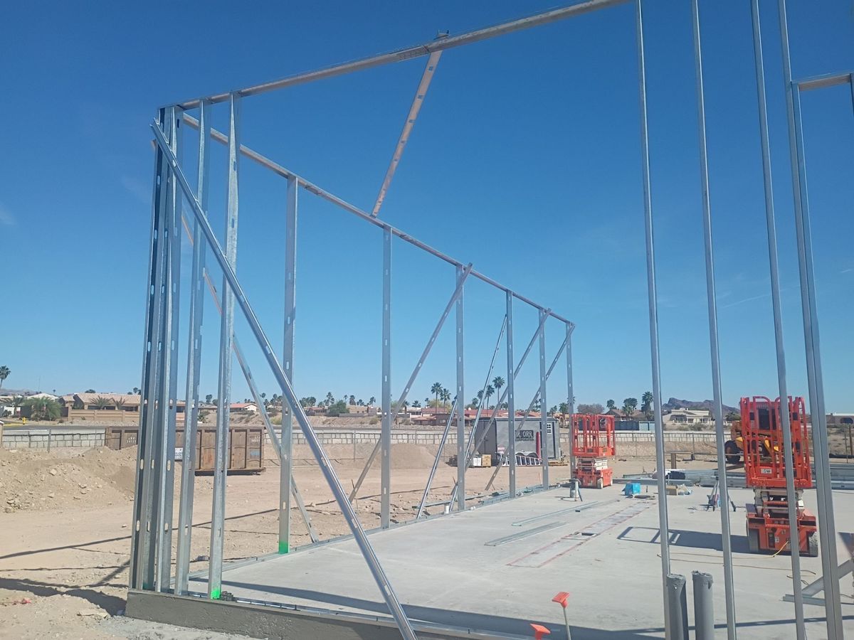 Framing for Ant Farm Construction in Kingman, AZ